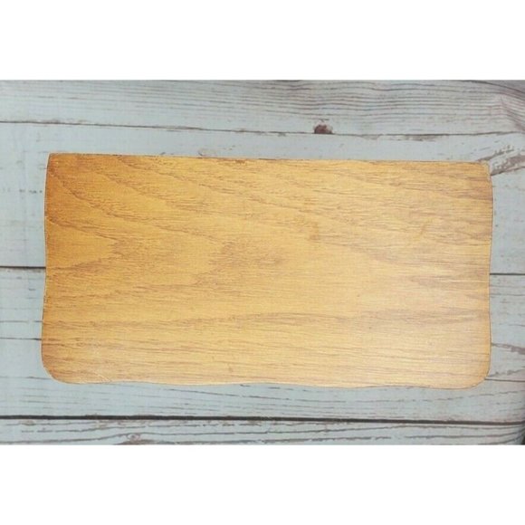 Rare Vintage Wood Jewelry Box Armoire Artistic Design Glass Door Shelves w/Mirro - Picture 12 of 12